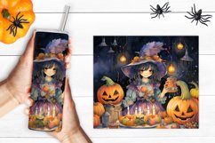Halloween sublimation tumbler |tumbler png| Halloween girl Product Image 2