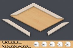 Photo frame bundle - Glowforge Laser cut Digital Download 39 Product Image 6