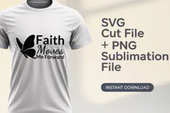 4x Inspirational Quotes Love Pray Faith SVG Cut Files Prayer Product Image 4