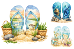 Beach Flip Flop Sublimation Bundle Product Image 3
