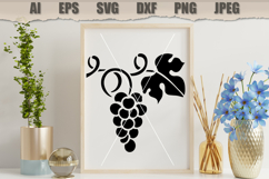 Stencil Grape Cluster Product Image 3