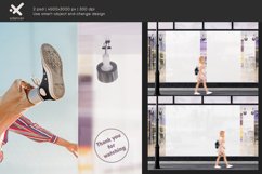 Advertising on a Glass Storefront Mockup Product Image 3