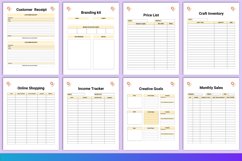 2024 Craft Business Planner Canva Interior Product Image 3