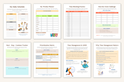 ADHD Time Management Worksheets Product Image 3