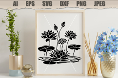Stencil Lotus Pond Product Image 3