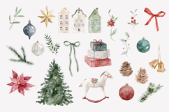 Cozy Christmas Watercolor DIY Elements Product Image 3