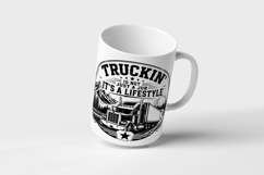 Truckin Is Not Just A Job It's A Lifestyle SVG Product Image 3