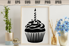 Stencil Cupcake Birthday Product Image 3