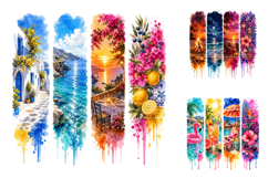 Watercolor Summer Beach Sublimation PNG Product Image 3
