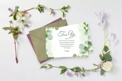 Floral Funeral Thank You Card. Ms Word and Photoshop Product Image 3