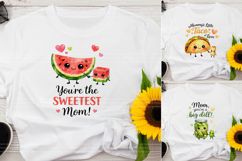 Funny Food Pun Mothers Day PNG Bundle Product Image 3