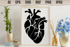 Stencil Anatomical Heart Product Image 3