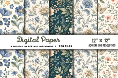 Digital Paper Backgrounds JPG Product Image 1