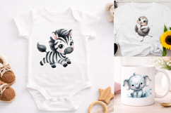 Cute Baby Animal Clipart Bundle Product Image 3