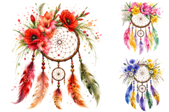 Boho Dreamcatchers PNG Bundle Product Image 3