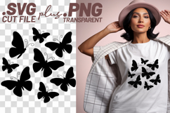 4x Butterfly Designs Abstract Cluster Ornamental SVG Files Product Image 4