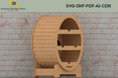 Wood wine rack, Bottle display stand, Wine holder laser cut Product Image 3
