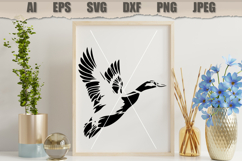 Stencil Flying Duck Product Image 3
