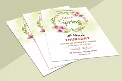 Spring Party / Festival Flyer, Word and Photoshop Template Product Image 3