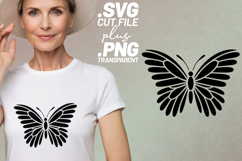 4x Butterfly Designs Circle Ornate Minimalist SVGs Cut Files Product Image 4