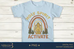 Holy Spirit Activate Jesus ,Funny Christian Onesie Design Product Image 3