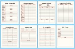 Editable Baby Shower Planner Canva Interior Product Image 3