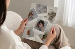 Stacked Photo Collage Editable Canva Template | Printable Product Image 3