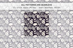 Elegant Retro Floral Silhouette Patterns Product Image 3