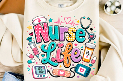 Nurse Life PNG, Medical Shirt Product Image 1