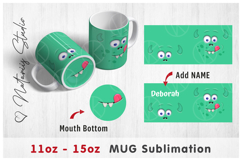 6 Funny Monster Patterns - 11oz-15oz Mouth Bottom Coffee Mug Product Image 4