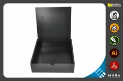 5 pcs Sizes Wooden Box, Jewellery Box Gift, Laser Cut File Product Image 3