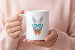 3D Knitted Easter Bunny with Glasses Product Image 3