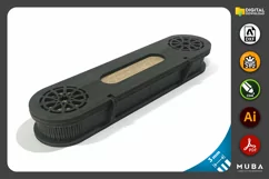 Round Corner Pen Box, Wooden Gift Box, Jewellery Laser Cut Product Image 3