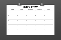 2027 11 x 17 Inch Bold MON-FRI Calendar Product Image 3