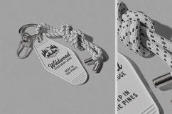 Motel Keychain with Rope Mockup Product Image 3