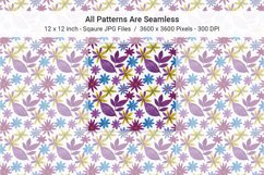 Vibrant Watercolor Floral Pattern Set Product Image 3