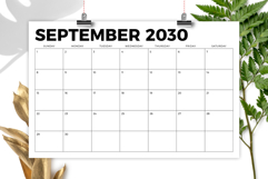 2030 11 x 17 Inch Calendar Template Product Image 4