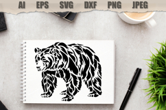 Stencil Bear Wildlife Product Image 3