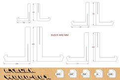 Display Easel Laser Svg Templates / Easels Plate Holders 06 Product Image 2