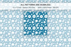 Abstract Seamless Pattern With Flowers and Leaves Product Image 3