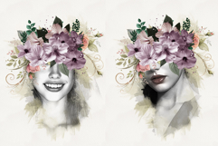 Floral Surrealism Watercolor Art Photo Effect Product Image 3
