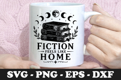 Fiction Feels Like Home SVG Mug Design Product Image 1