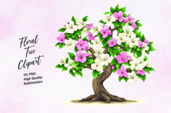Floral tree clipart sublimation png Product Image 1