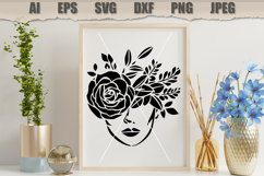 Stencil Floral Rose Woman Product Image 3