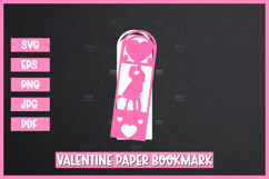 7 Valentine Bookmarks Paper cut SVG Product Image 4