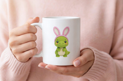 Easter Dino Crochet PNG Clipart Product Image 3