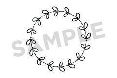 Plant Leaf Wreath Clip Art Set Product Image 5