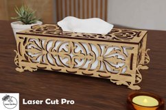 Glowforge napkin holder | personalized wedding napkins box Product Image 1
