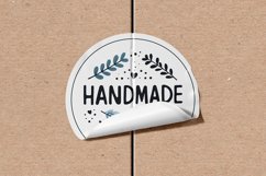 Round Sticker with a Curled Edge Mockup Product Image 3