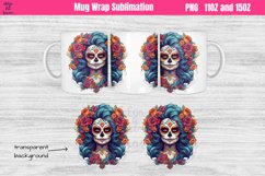 Catherine Skull Mug Sublimation 11OZ and 15OZ Product Image 1